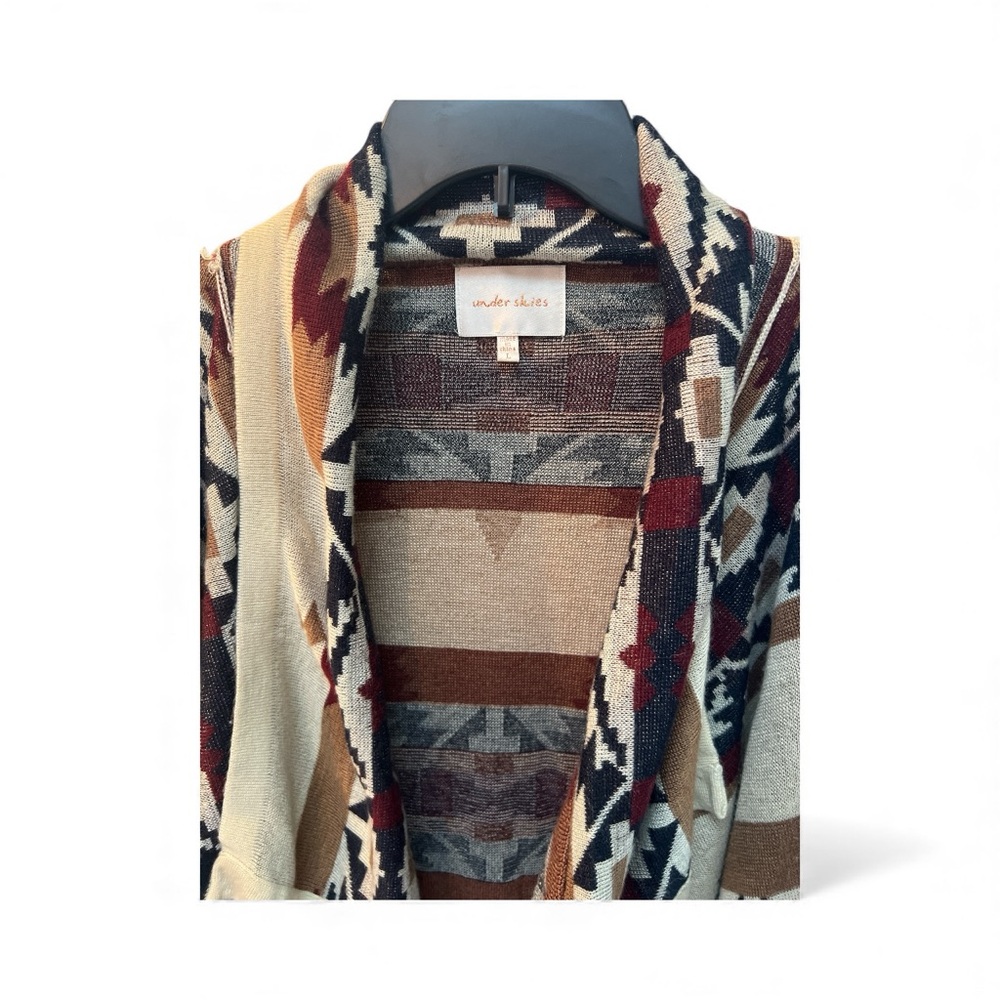 Under Skies Southwestern Drape Cardigan - Picture 5 of 5